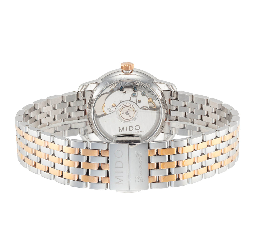 Smiling Moon 33mm / White / Silver and Gold | White Dial
