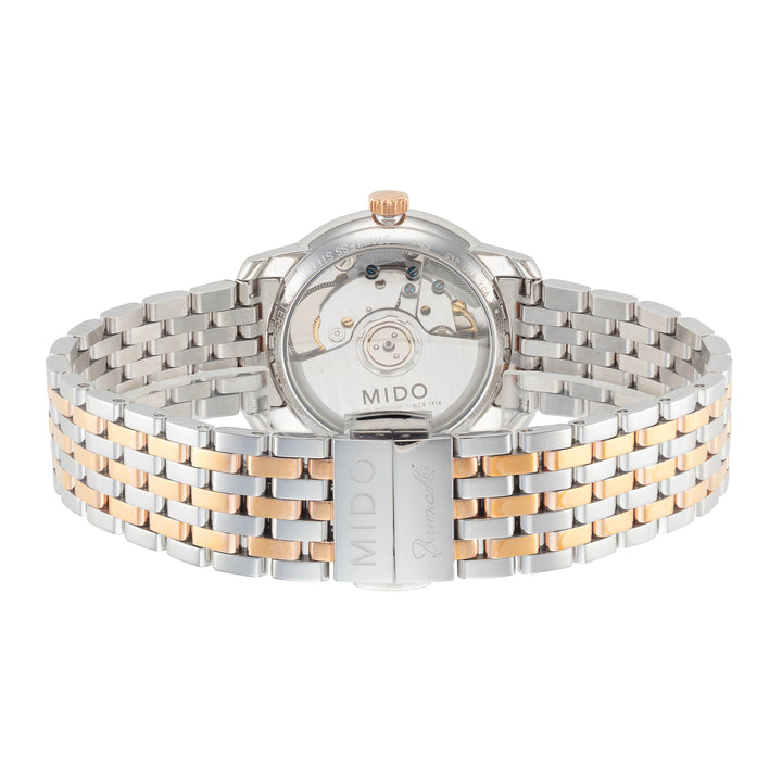 Smiling Moon 33mm / White / Silver and Gold | White Dial
