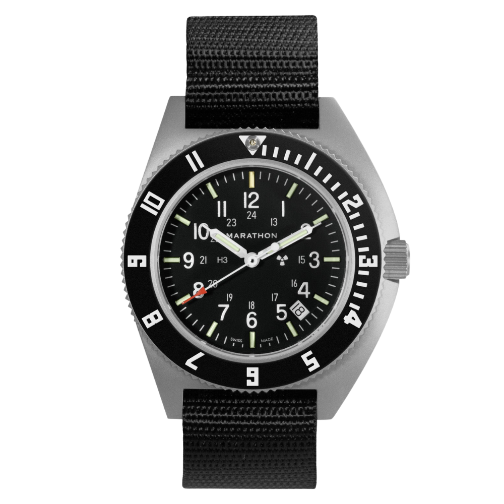 Navigator Quartz with Date Black NGM/Nylon Matte Black Dial