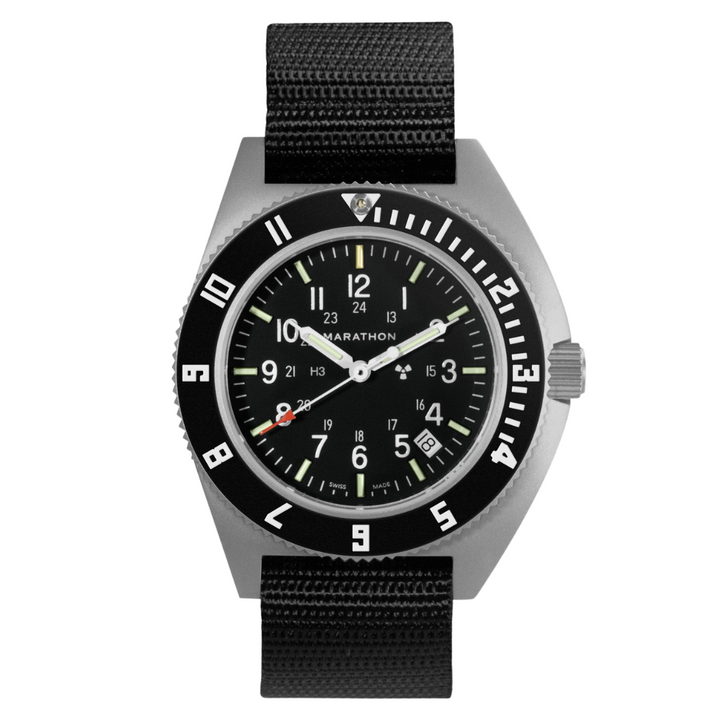 Navigator Quartz with Date Black NGM/Nylon Matte Black Dial