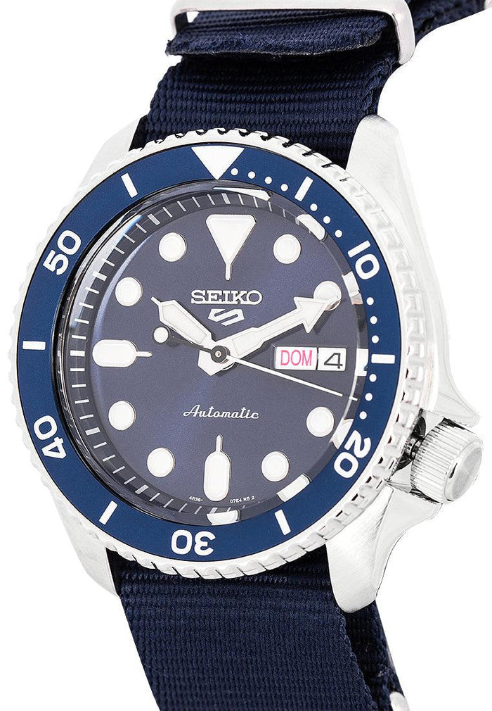 5 Sports SKX Series Blue Dial / Nylon Strap Blue Dial