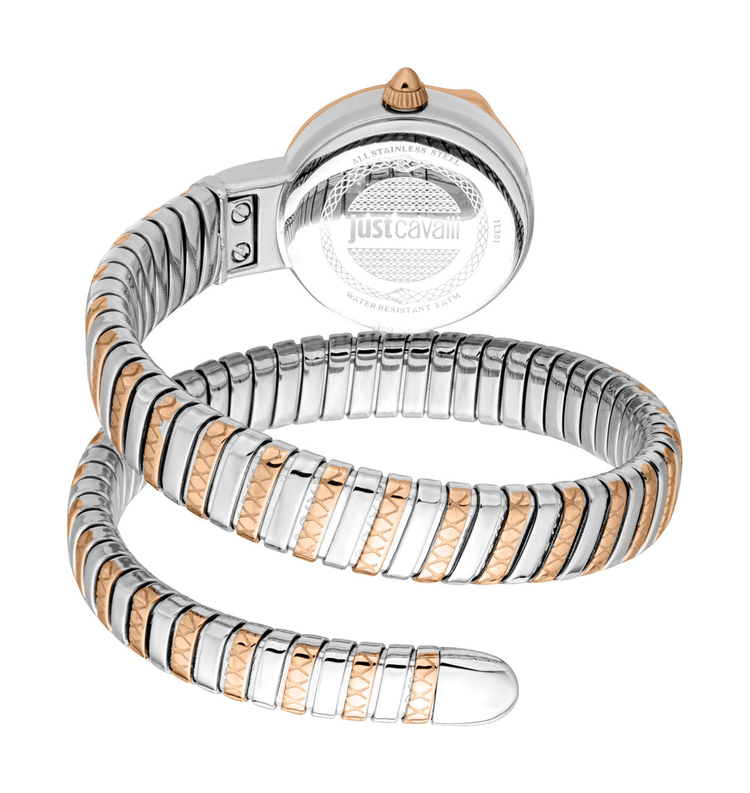 Snake 22mm / Silver / Silver and Rose Gold Silver Dial