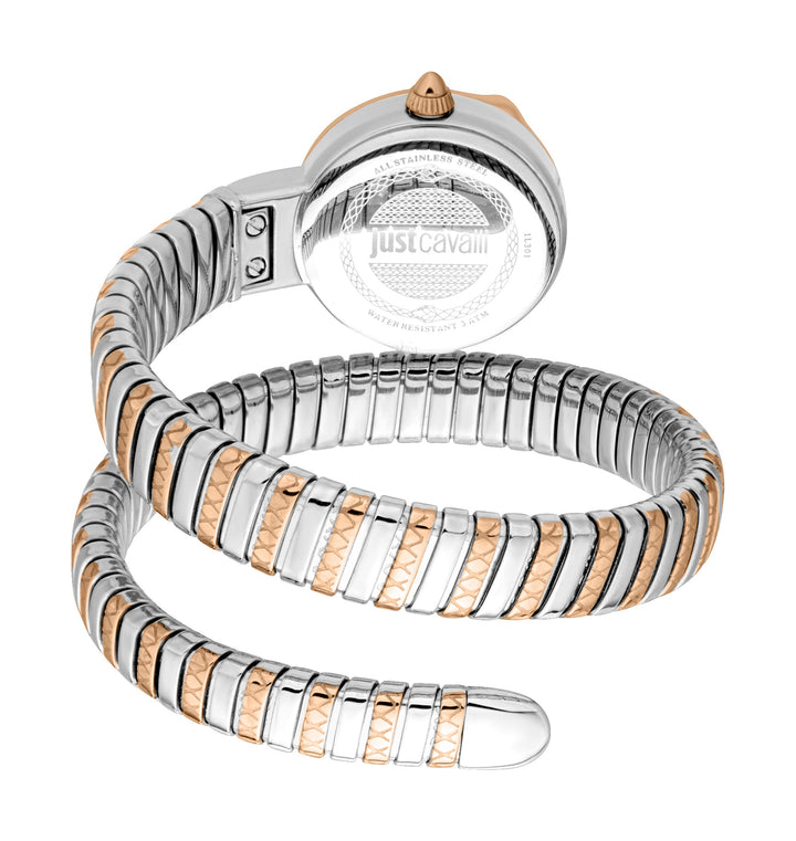 Snake 22mm / Silver / Silver and Rose Gold Silver Dial