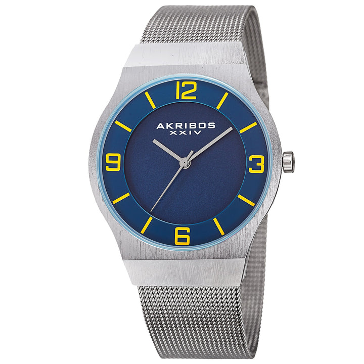 Omni Silver Tone/Silver Tone Alloy/Stainless Steel | Blue Dial