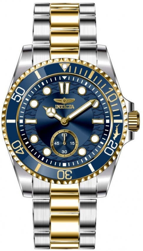 Pro Diver Men Blue Dial / Two-Tone Stainless Steel Bracelet Blue Dial