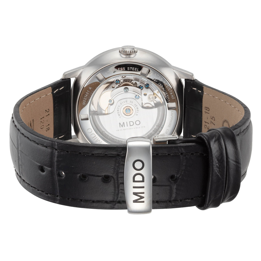 Commander II 40 mm / Silver / Black Silver Dial
