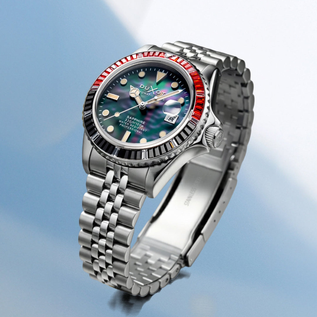 Atlantica 40 Rainbow Automatic Black / Stainless Steel | Black Dial