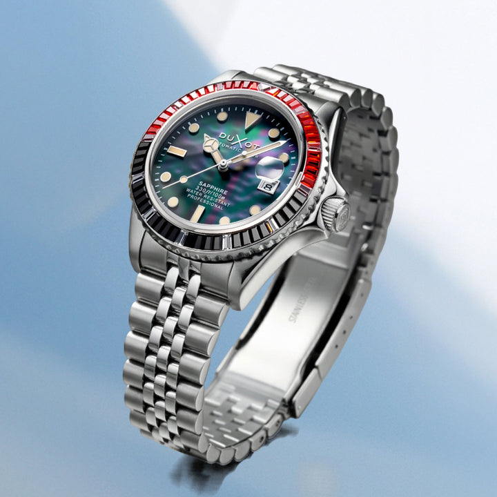 Atlantica 40 Rainbow Automatic Black / Stainless Steel | Black Dial
