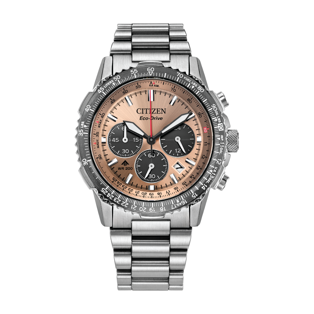 Promaster Navihawk Salmon / Stainless Steel | Salmon Dial