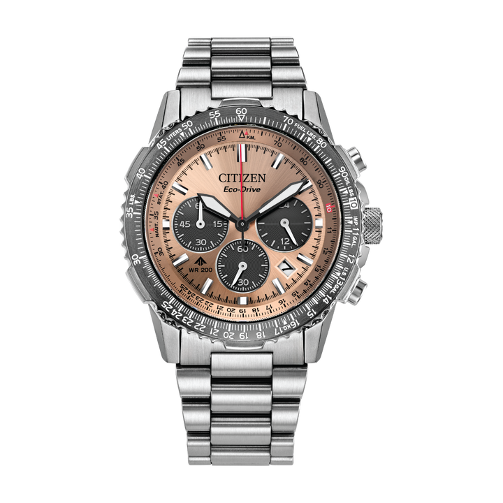 Promaster Navihawk Salmon / Stainless Steel | Salmon Dial