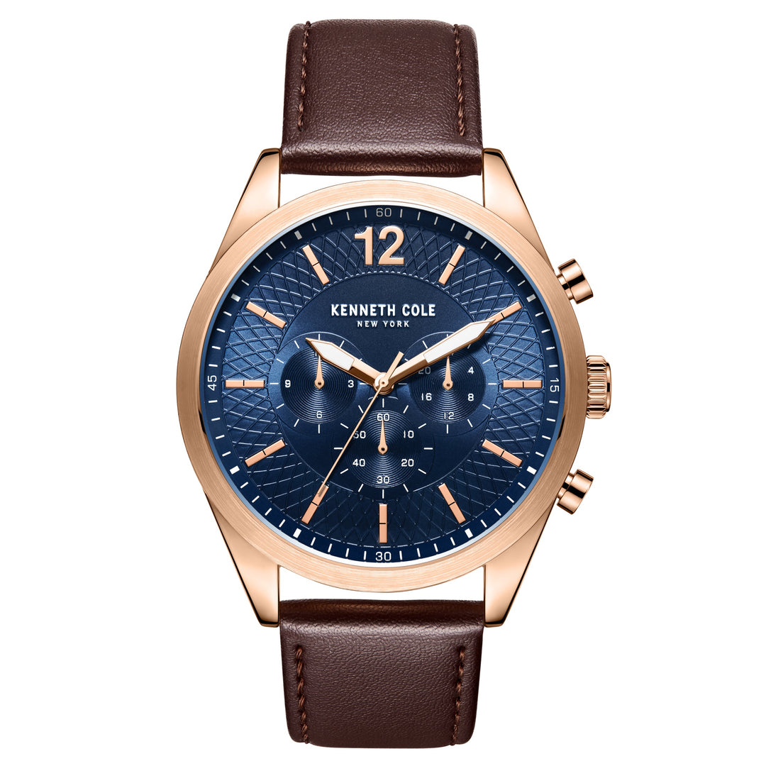Classic 48 mm / Blue / Brown Blue Dial
