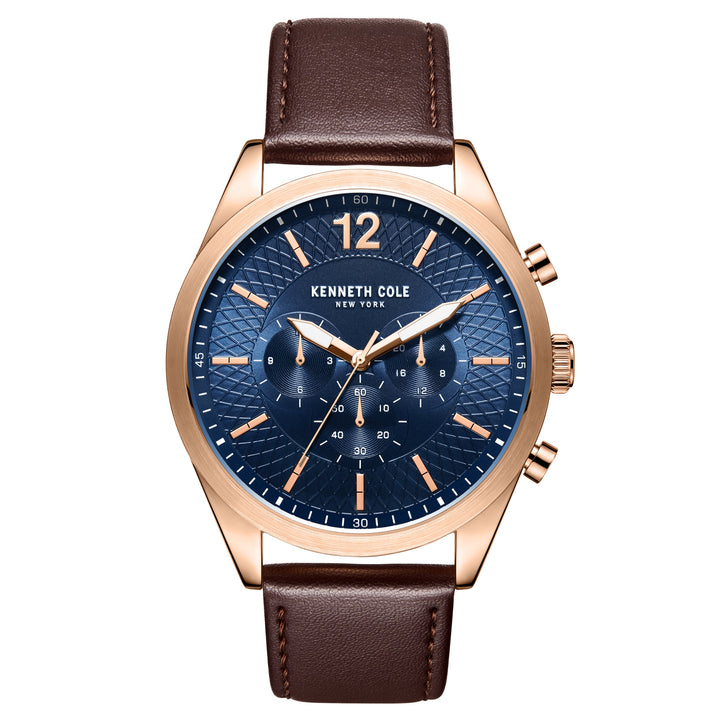 Classic 48 mm / Blue / Brown Blue Dial