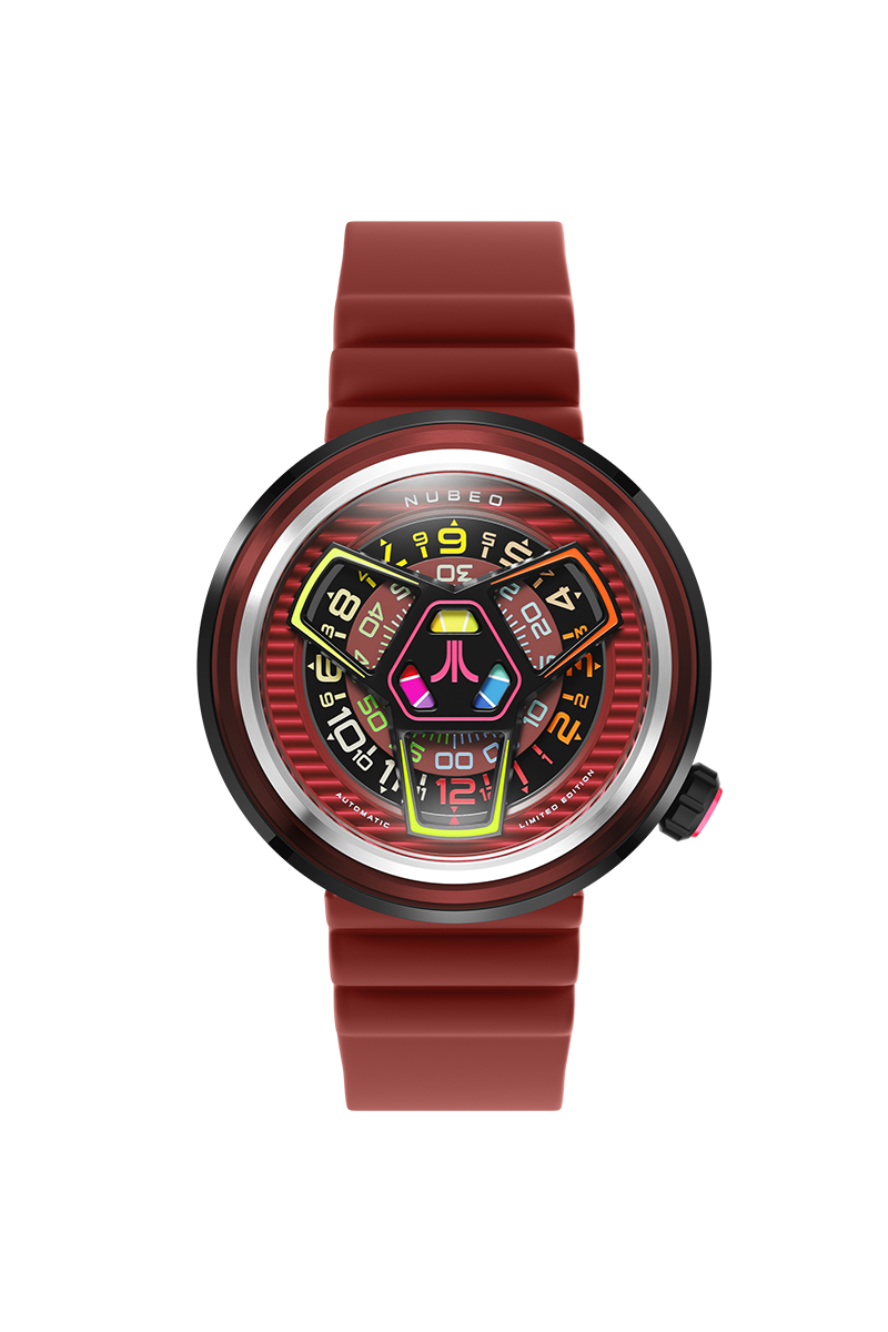 Ventana Automatic Atari Retro Gamer Limited Edition Red / Rubber Strap | Red Dia