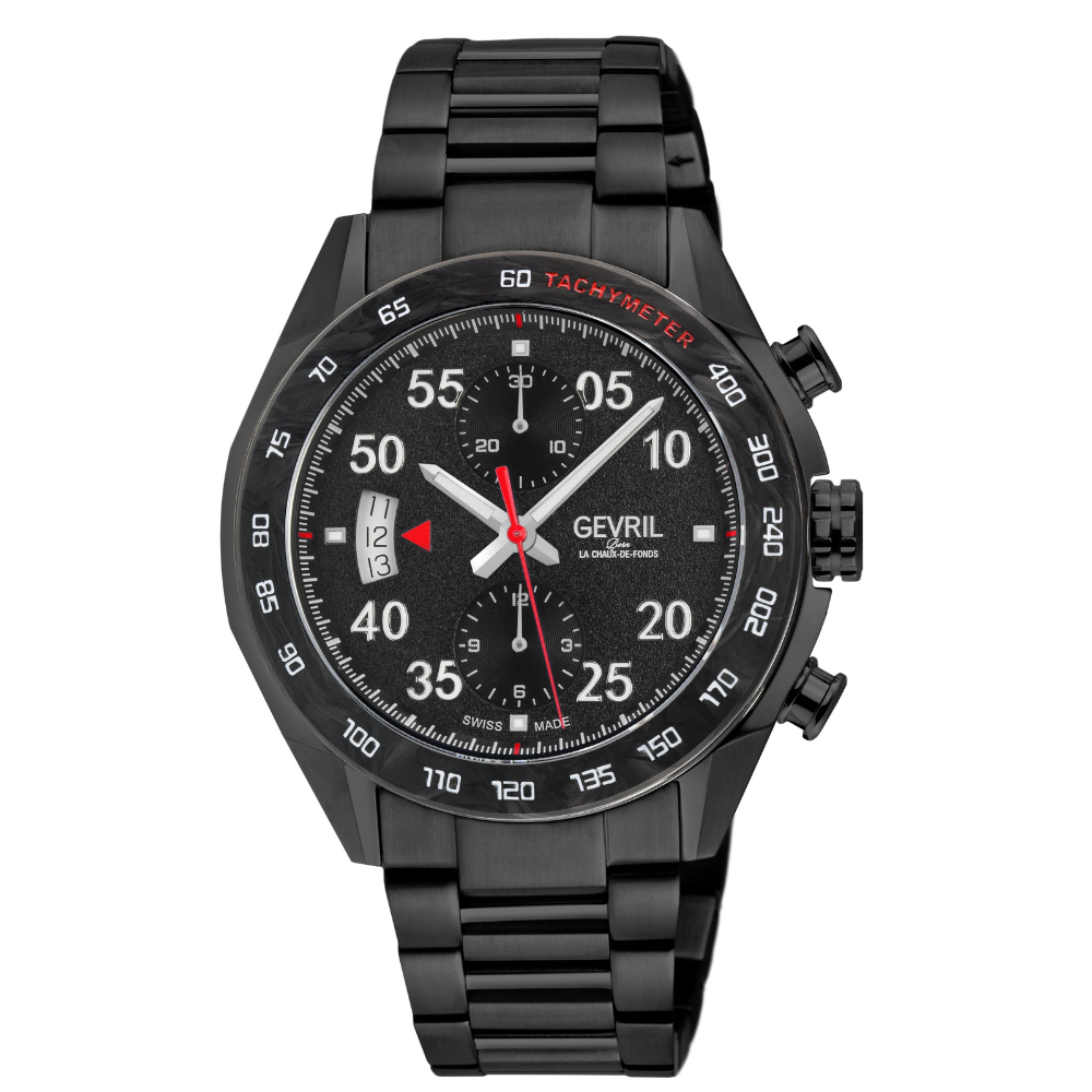 Ascari - Chronograph Swiss made Automatic Chrono Sellita SW500 forged carbon bez
