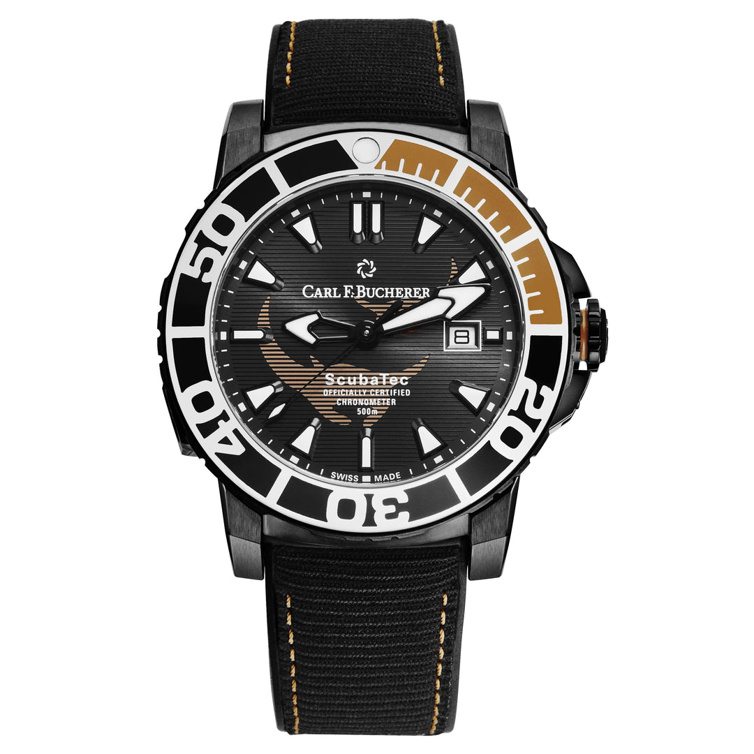Patravi Black / Titanium Black Dial