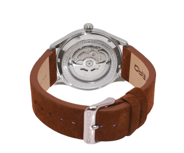 AEQUILUX SILVER TONE-GREEN/BROWN | Green Dial