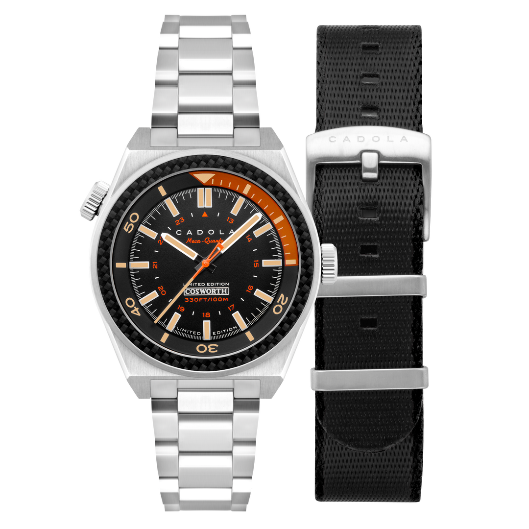 COSWORTH COSTIN MECA-QUARTZ LIMITED EDITION BLACK / STAINLESS STEEL Black Dial