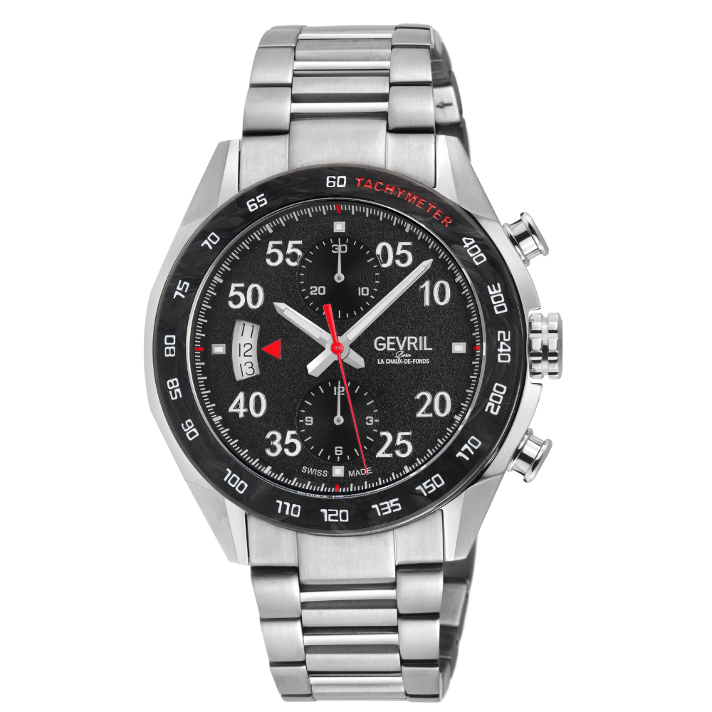 Ascari - Chronograph Swiss made Automatic Chrono Sellita SW500 forged carbon bez