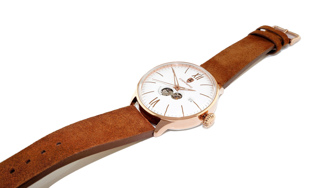 AERODROME ROSE TONE / WHITE | Silver / White Dial