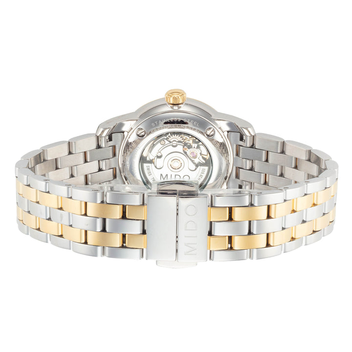Baroncelli II 29mm / White / Silver and Gold | White Dial