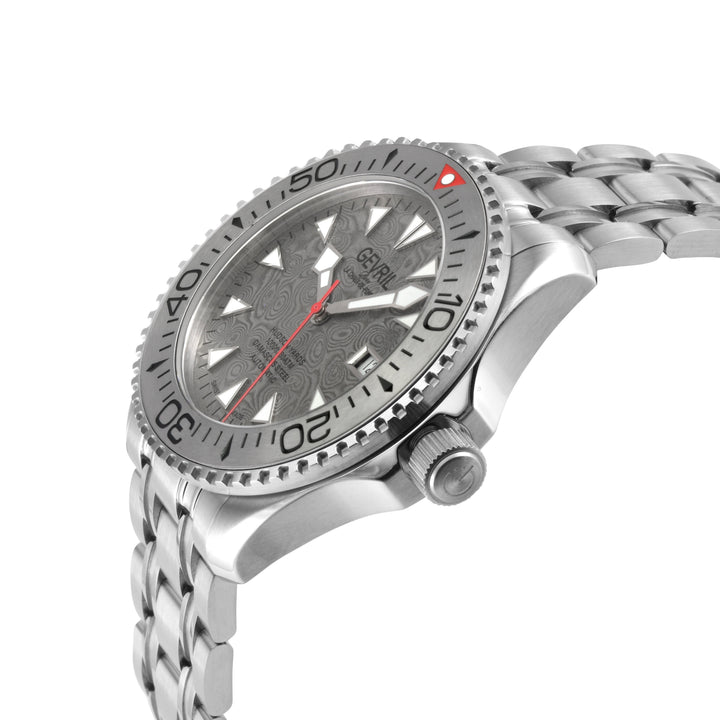 Hudson Yards -Damascus Swiss Automatic SW200-1 - Damascus Steel Gray Dial,  Unid