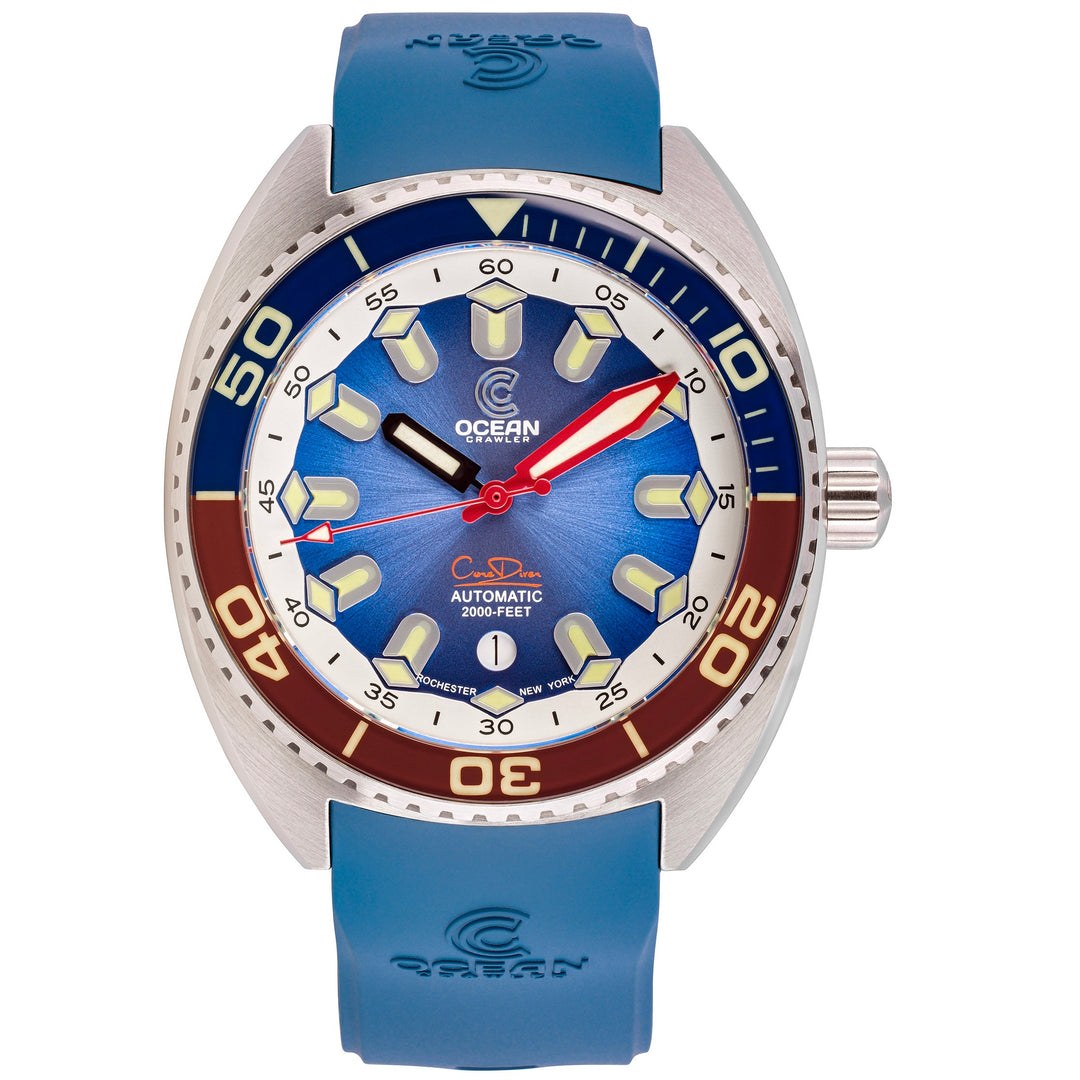 CORE DIVER Red/Blue Refractor Core Diver | Blue Dial
