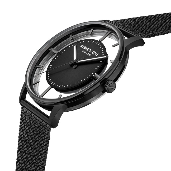 Classic 44 mm / Black / Silver Black Dial