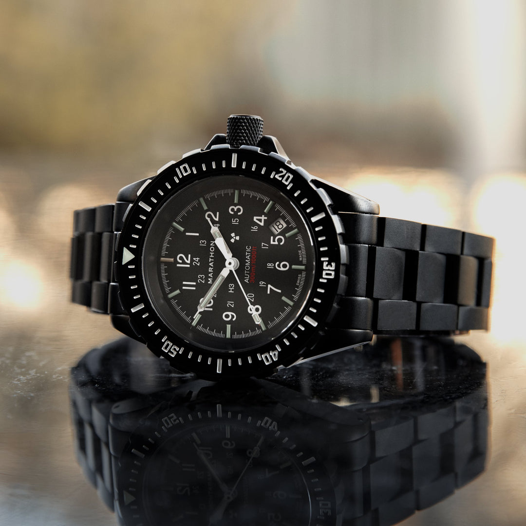 20MM ANTHRACITE STAINLESS STEEL BRACELET (FOR LARGE DIVE) STAINLESS STEEL MARATH