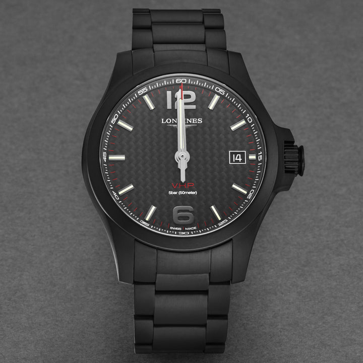 Conquest V.H.P. L37282666 / Black | Black Dial