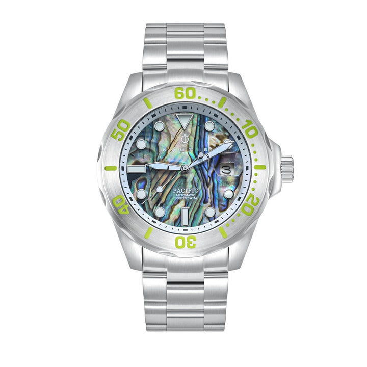 Pacific Automatic Abalone Dial / Stainless Steel Bracelet Abalone Dial