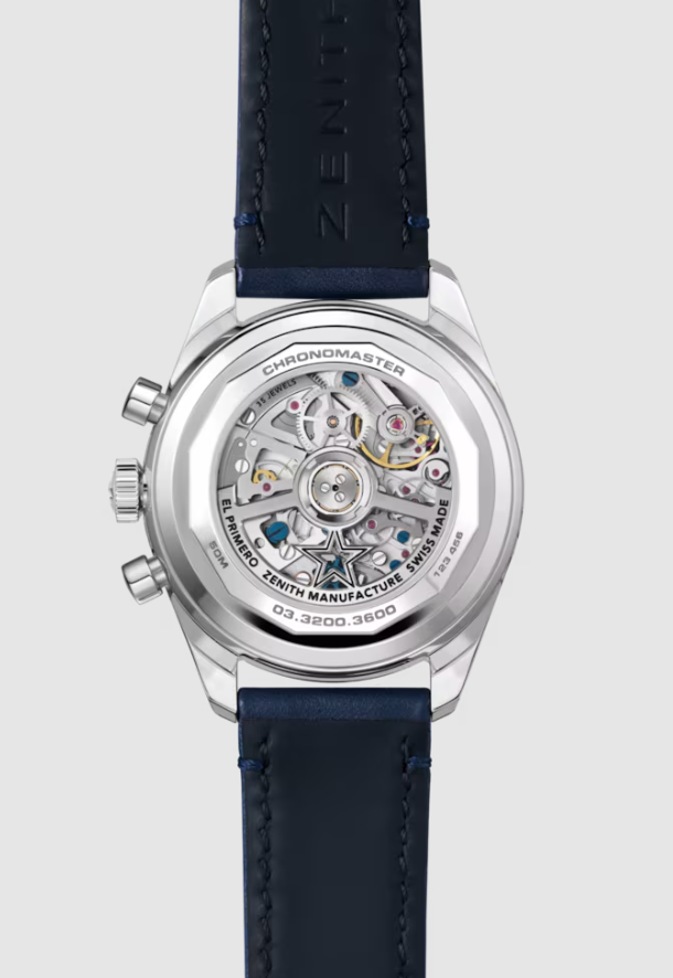 Chronomaster Original Blue/Blue Calf Leather Blue Dial