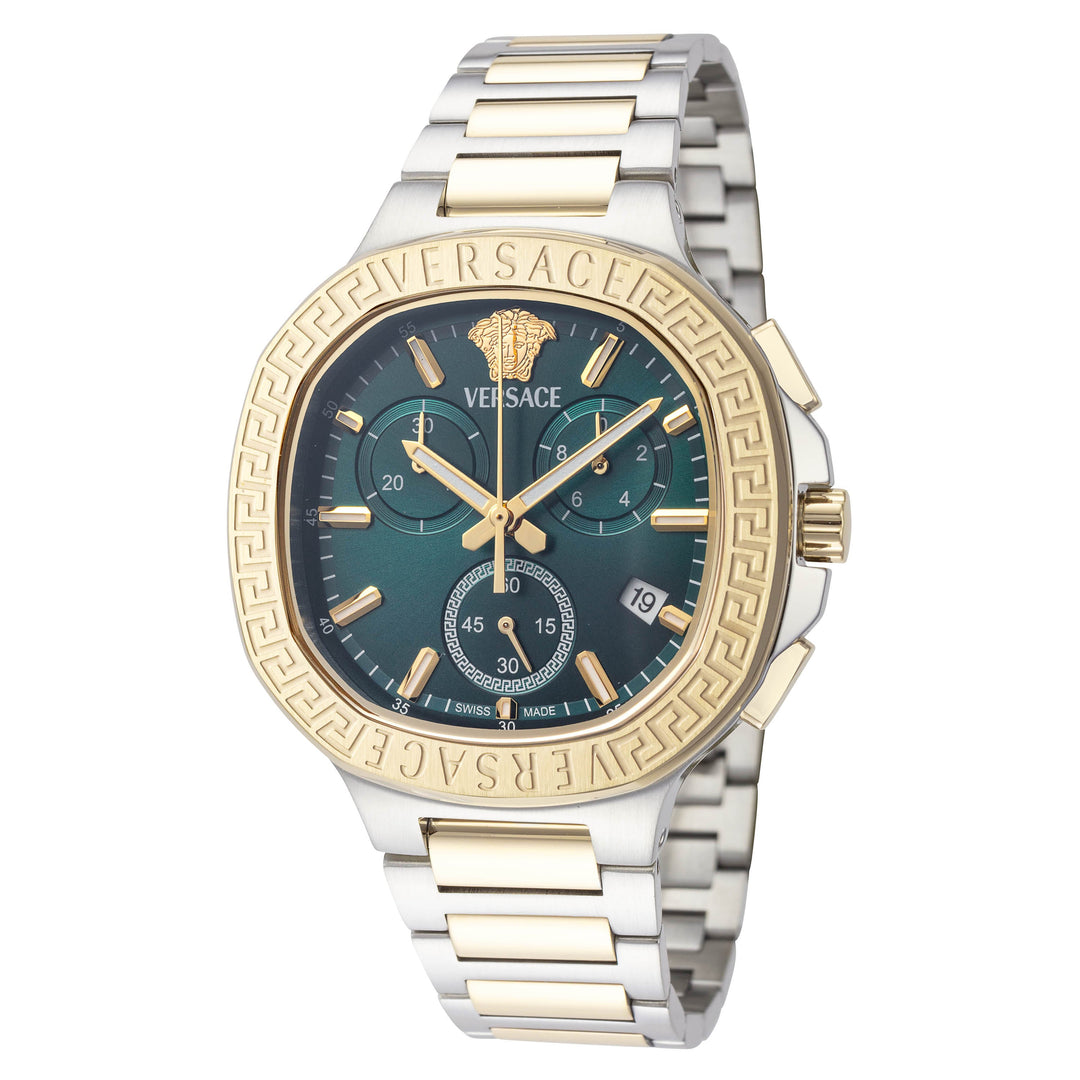 V-Chrono 40mm / Green / Silver and Gold | Green Dial
