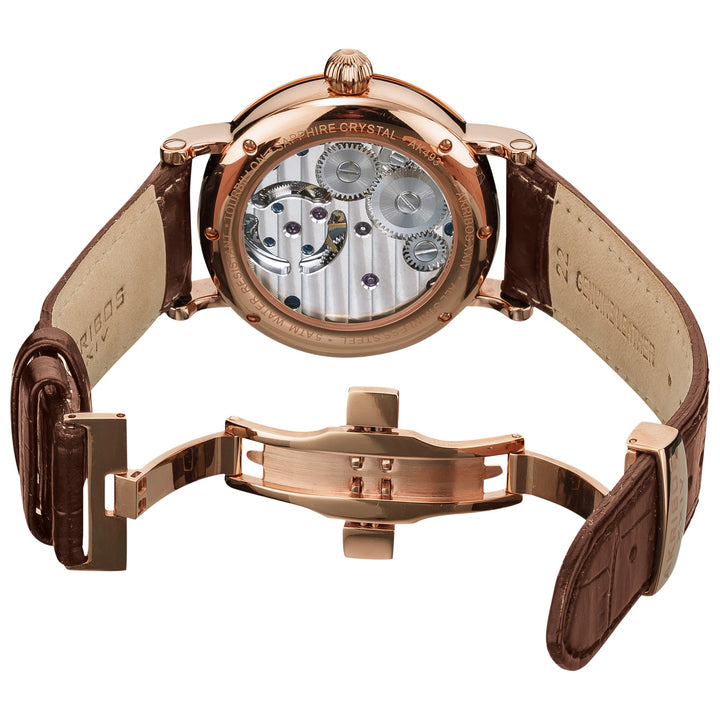 Tourbillon Rose Gold Tone/Leather | White Dial