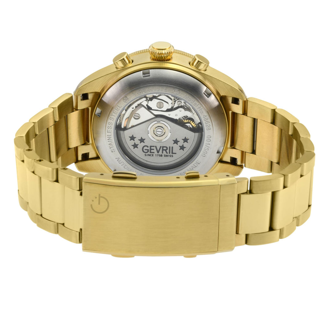 Yorkville - Chronograph Gevril Yorkville Swiss Automatic Chronograph  Watch, IPY
