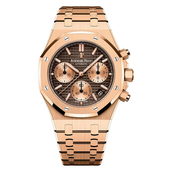AP - Royal Oak - 41mm Self-Winding Flyback Chronograph Rose Gold