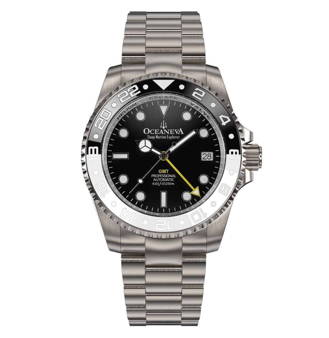 Deep Marine Explorer II Black/White Bezel | Black Dial