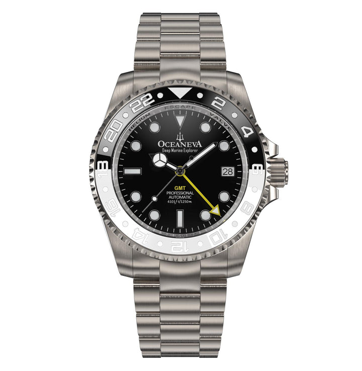Deep Marine Explorer II Black/White Bezel | Black Dial