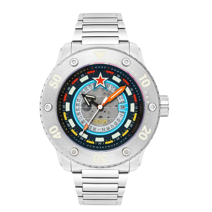 Kondor Tritium Limited Edition Silver / Black / Blue Black Dial