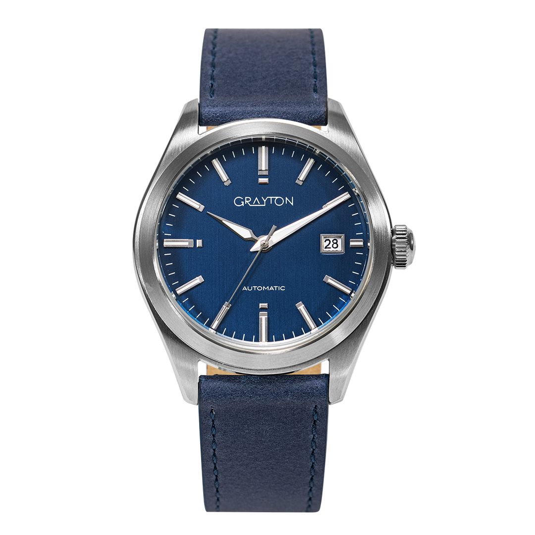 Elegant Sport Blue  /  Leather Blue Dial