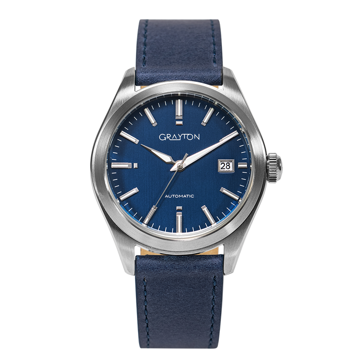 Elegant Sport Blue  /  Leather Blue Dial