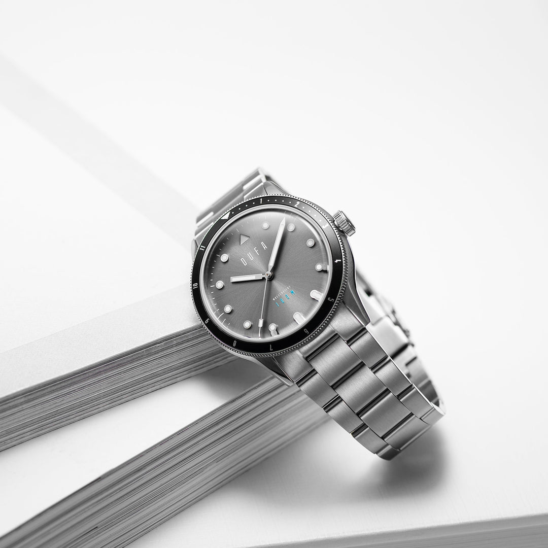 TAUCHEN MECA QUARTZ Gray  / Stainless Steel | Gray Dial