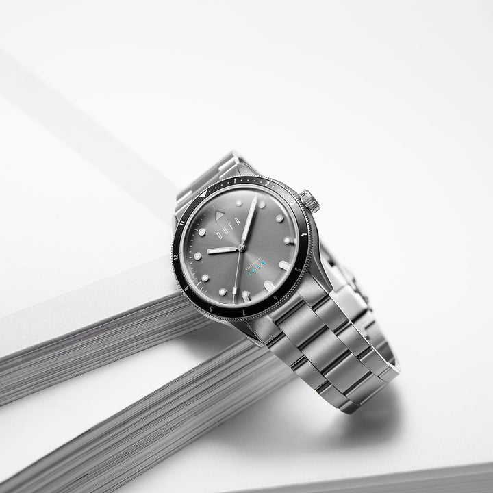 TAUCHEN MECA QUARTZ Gray  / Stainless Steel | Gray Dial