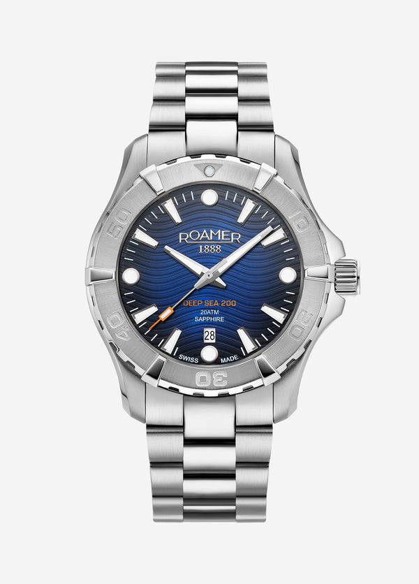 Deep Sea 200 Blue dial, stainless steel bracelet Blue Dial