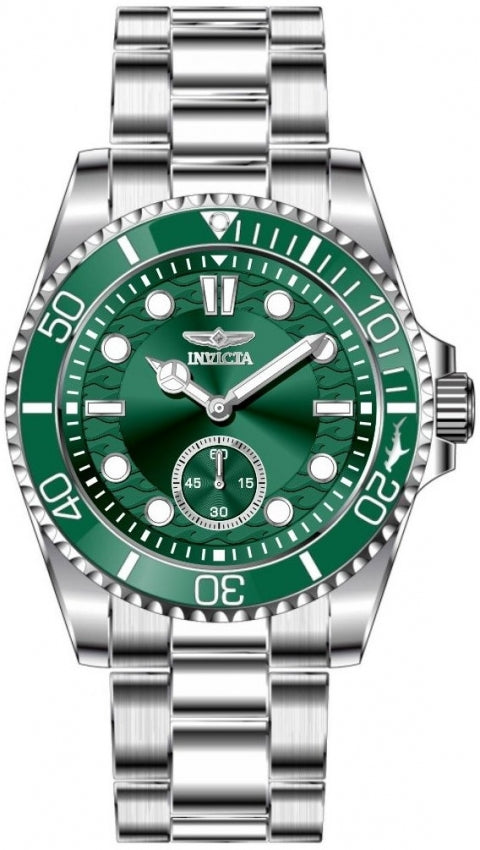 Pro Diver Men Green Dial / Stainless Steel Bracelet Green Dial