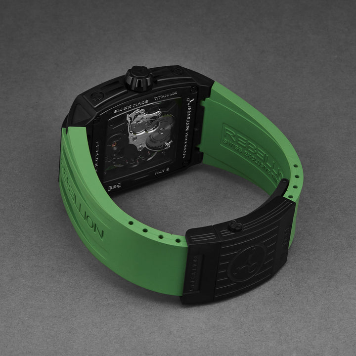 Re-Volt RBREV3H.TB.GR / Green Skeletonized | Green Skeletonized Dial