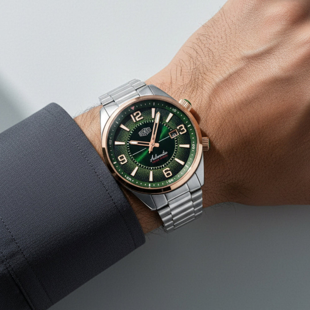 Ascensus Automatic Green / Stainless Steel | Green Dial