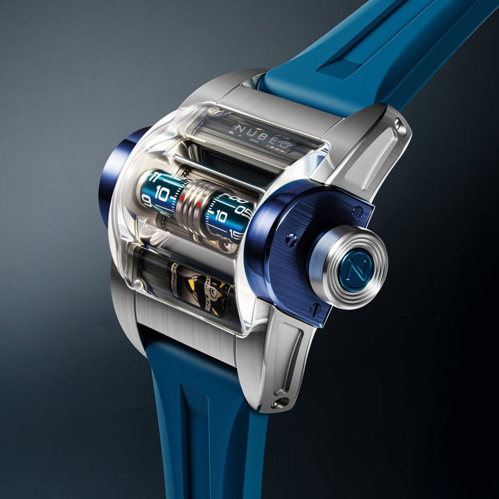 Continuum Automatic Black / Blue Rubber Black Dial