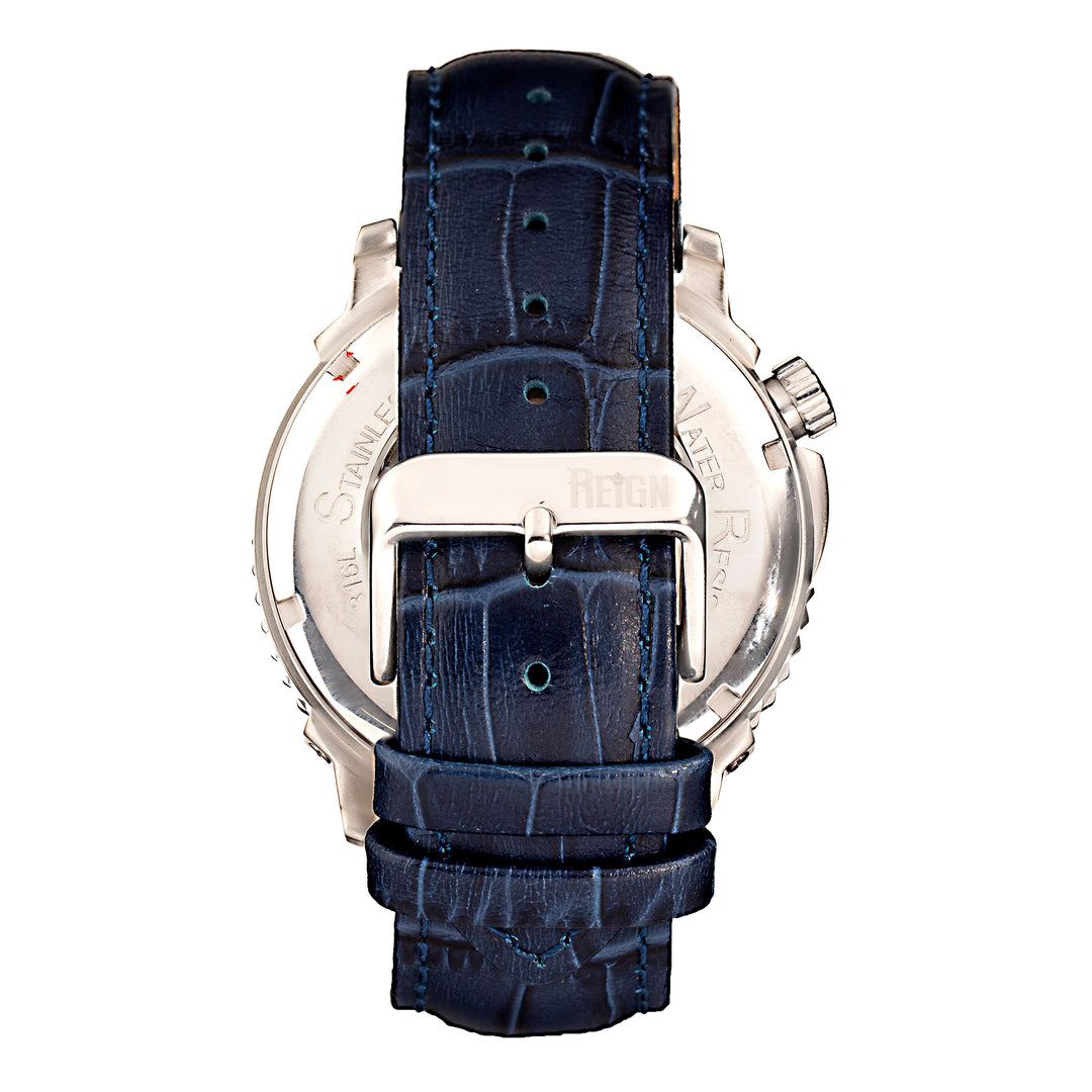 Bauer Silver/Blue | White Dial
