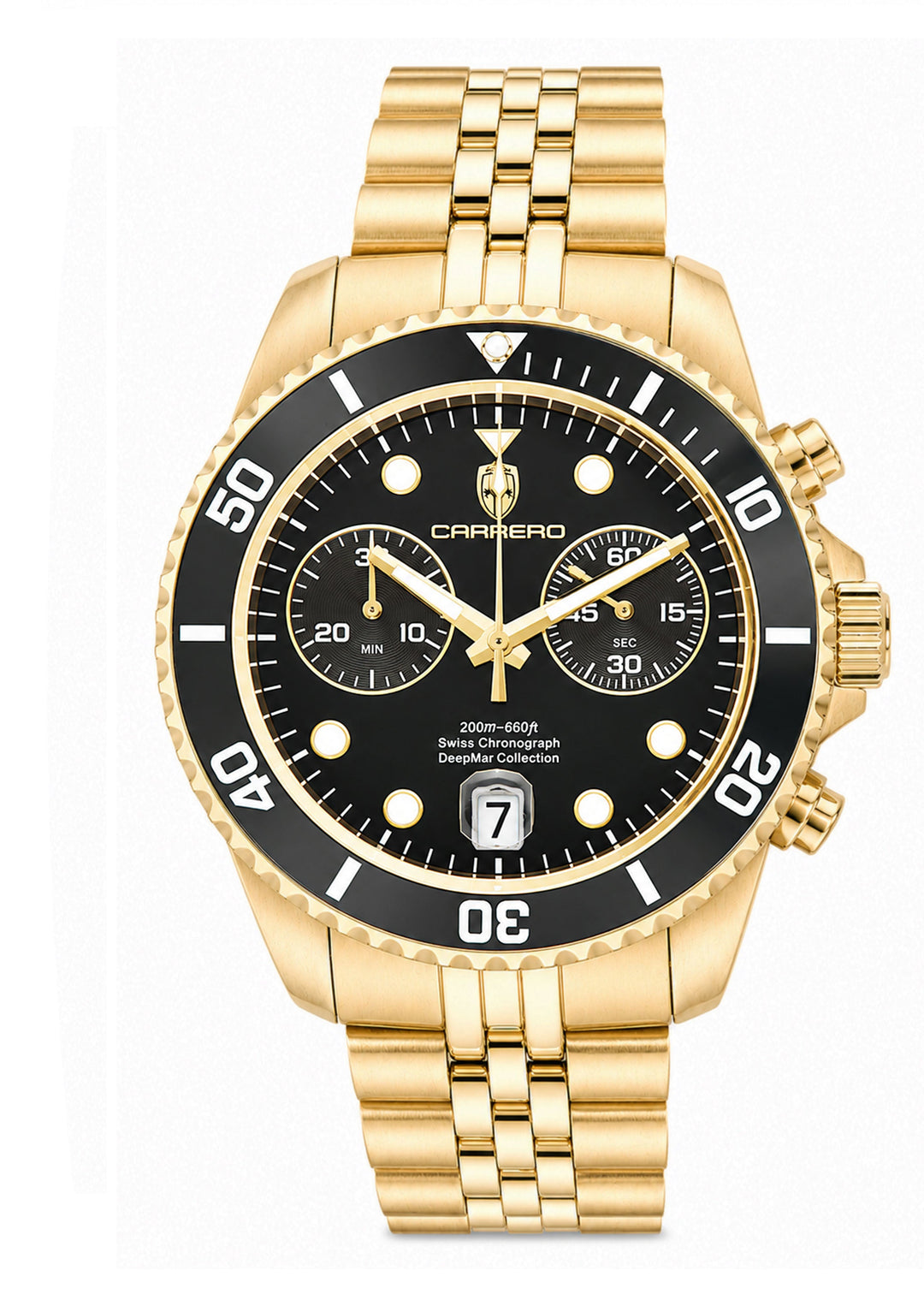 DeepMar Collection GOLD TONE BLACK / BLACK Black Dial