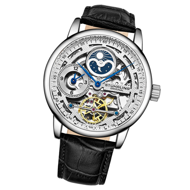 Legacy Black/Leather/Silver Dial/Silver Case 3917.1 | Silver Dial